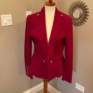 Red blazer